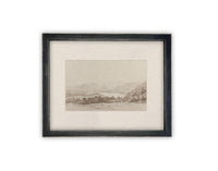 Vintage Framed Canvas Art #LAN-241