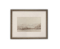 Vintage Framed Canvas Art #LAN-241