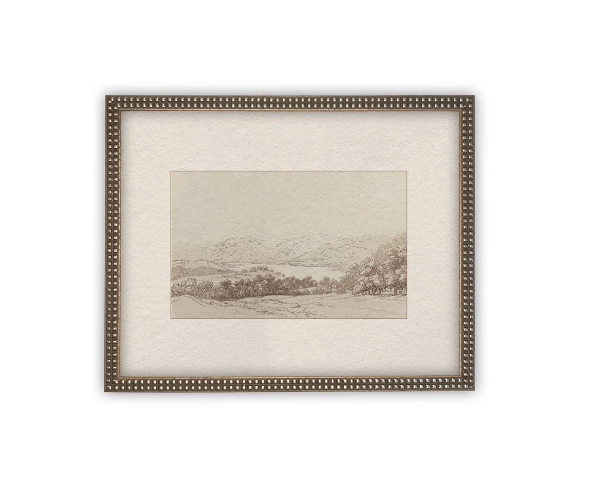 Vintage Framed Canvas Art #LAN-241