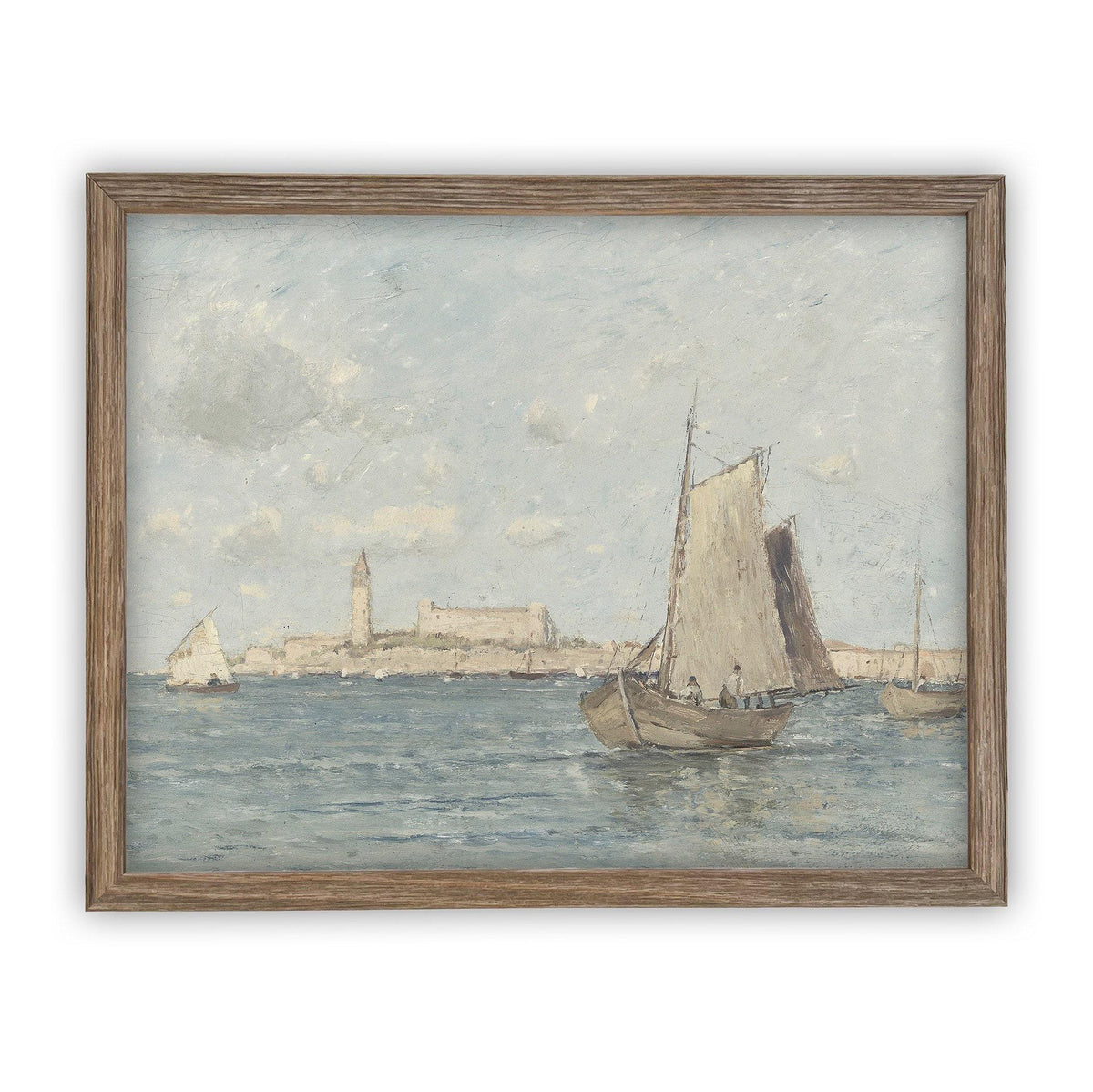 Vintage Framed Canvas Art #COAS-183