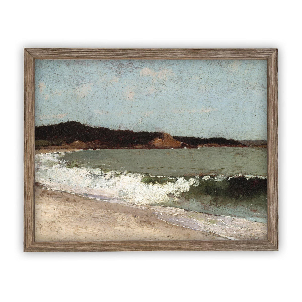 Vintage Framed Canvas Art #COAS-155