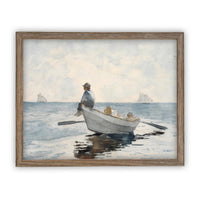 Vintage Framed Canvas Art #COAS-174