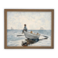 Vintage Framed Canvas Art #COAS-174