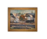 Vintage Framed Canvas Art #ARC-121