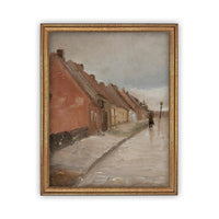 Vintage Framed Canvas Art #ARC-115