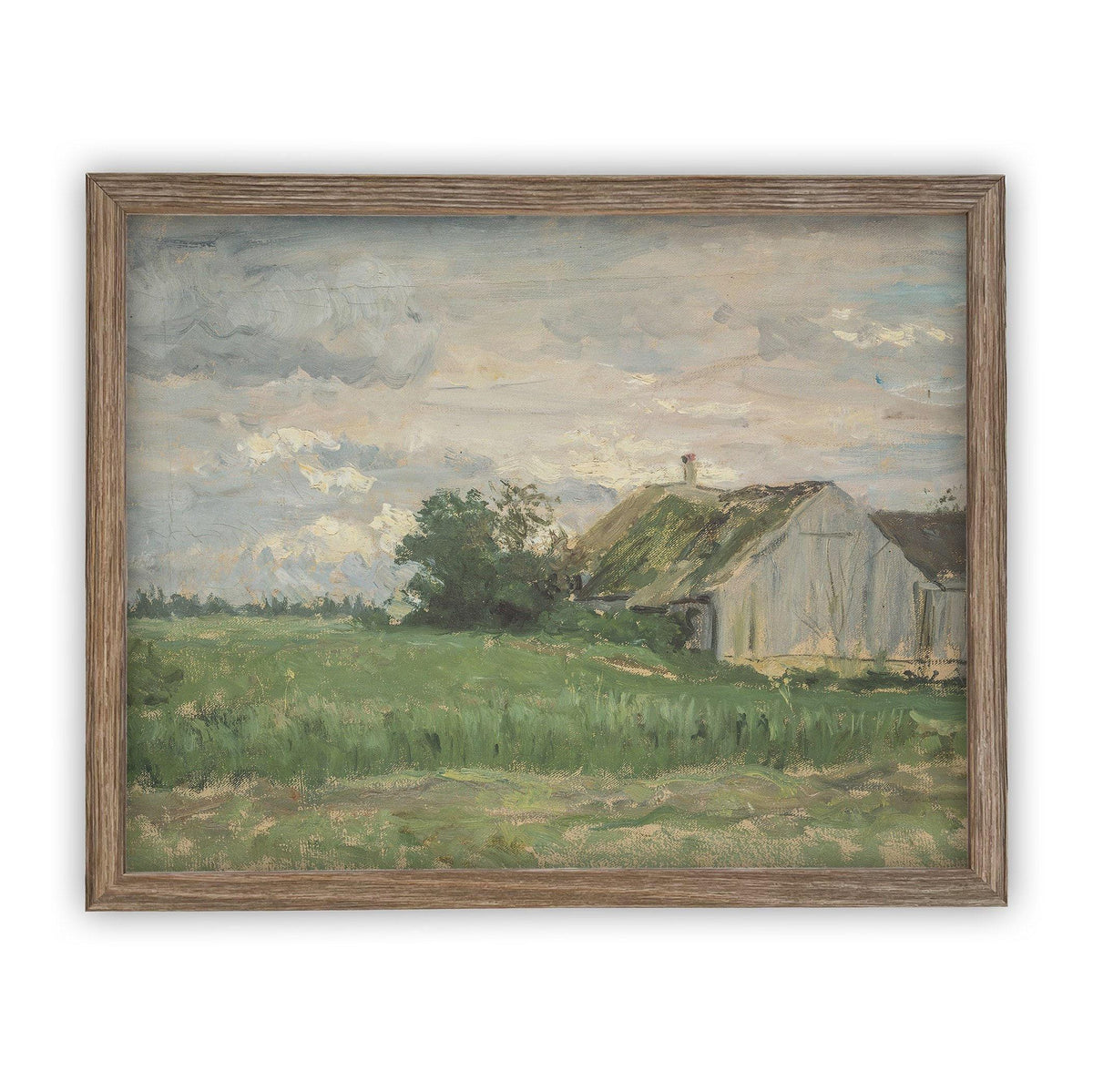Vintage Framed Canvas Art #ARC-117