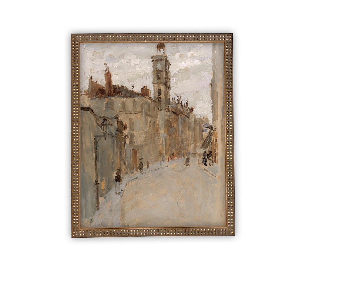 Vintage Framed Canvas Art #ARC-120