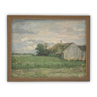 Vintage Framed Canvas Art #ARC-117