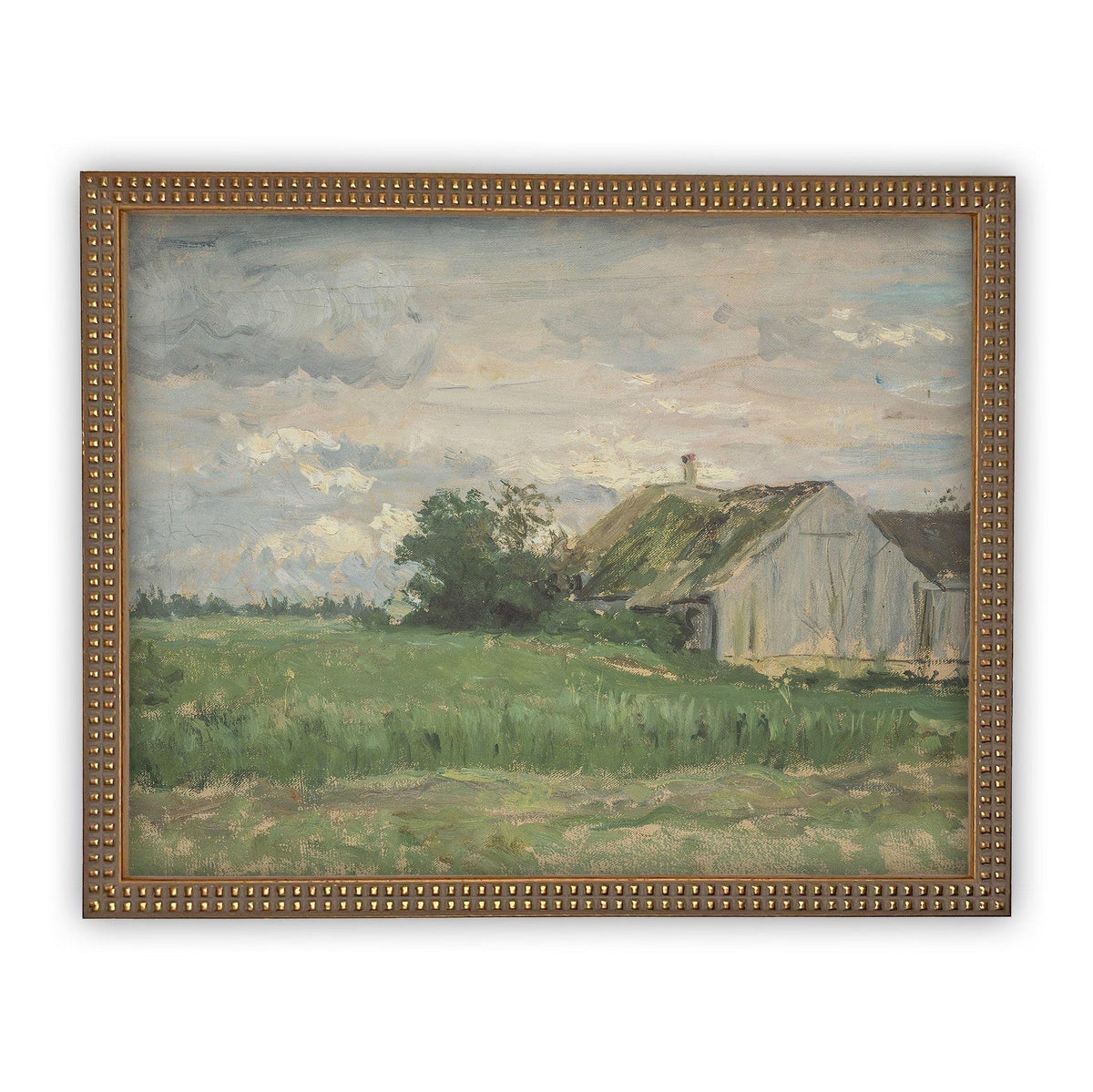 Vintage Framed Canvas Art #ARC-117