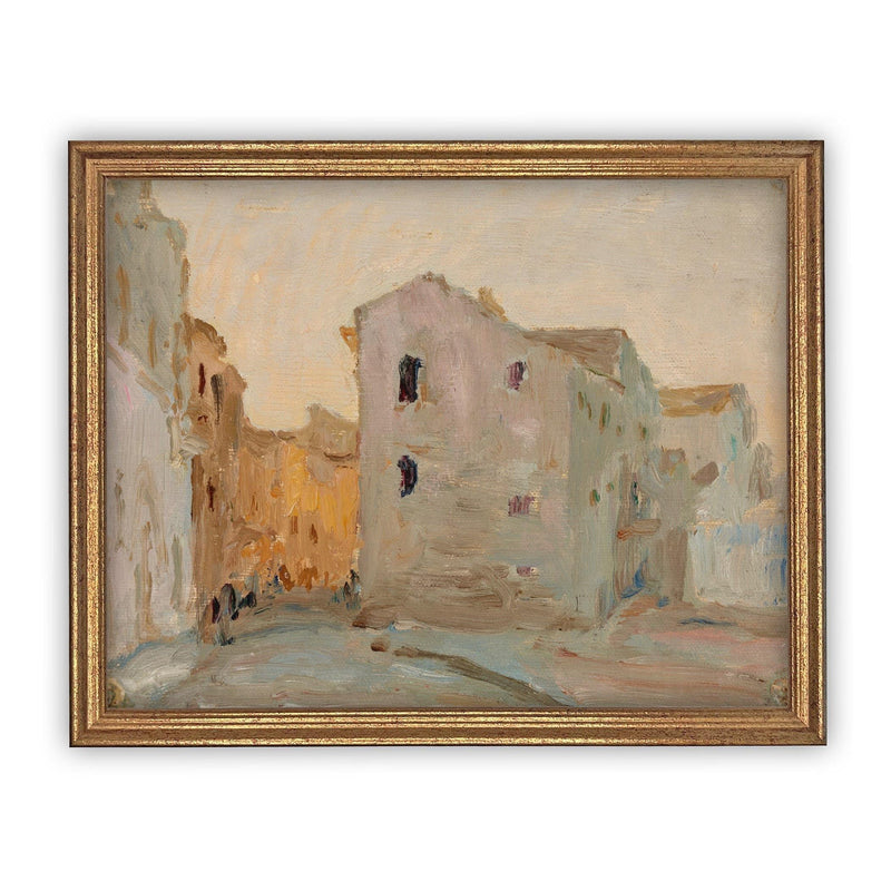 Vintage Framed Canvas Art Farmhouse print #ARC-113
