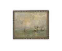 Vintage Framed Canvas Art #COAS-149