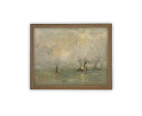 Vintage Framed Canvas Art #COAS-149
