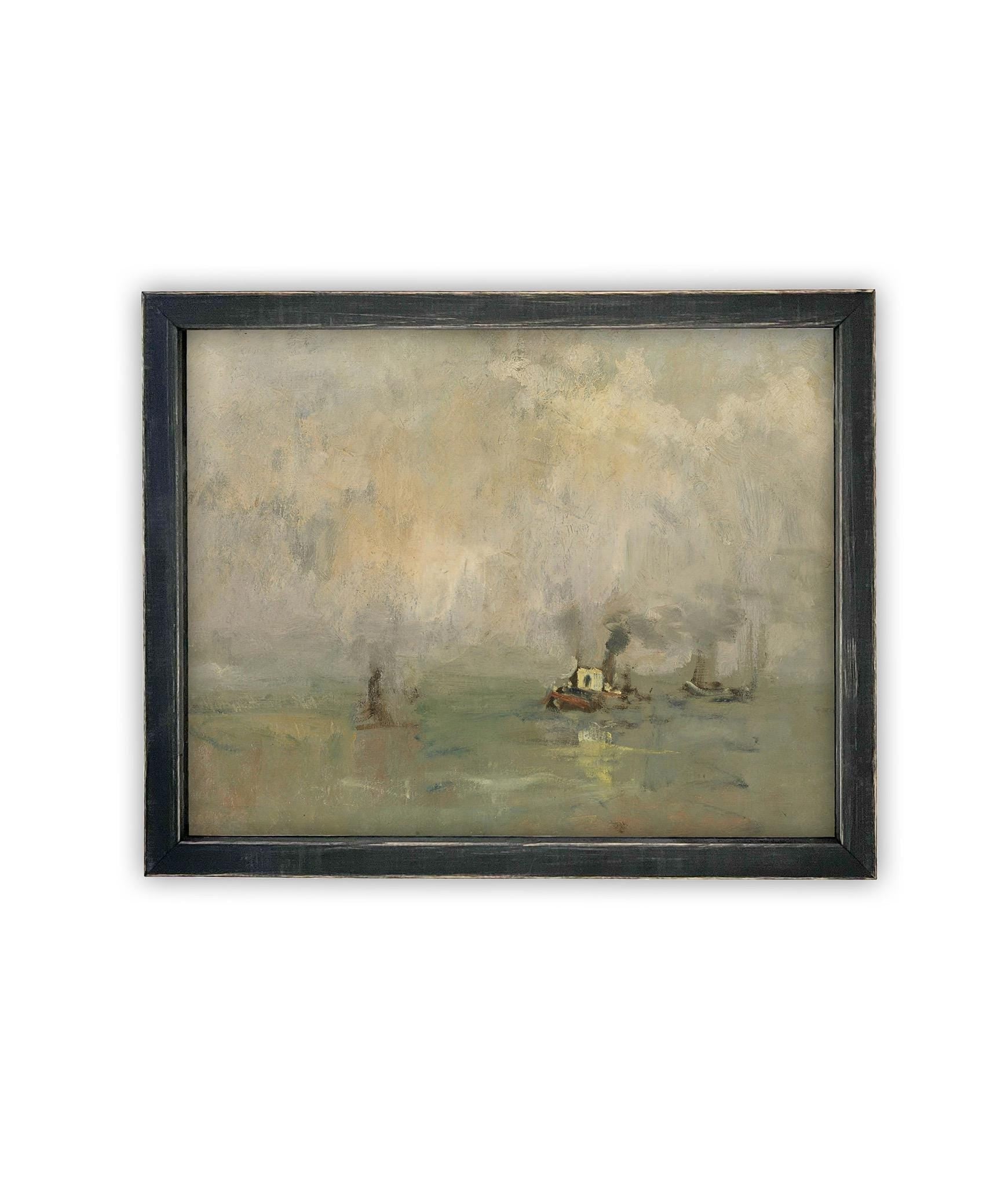 Vintage Framed Canvas Art #COAS-149