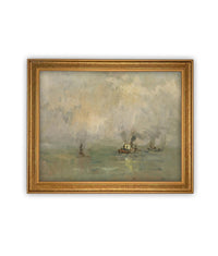 Vintage Framed Canvas Art #COAS-149