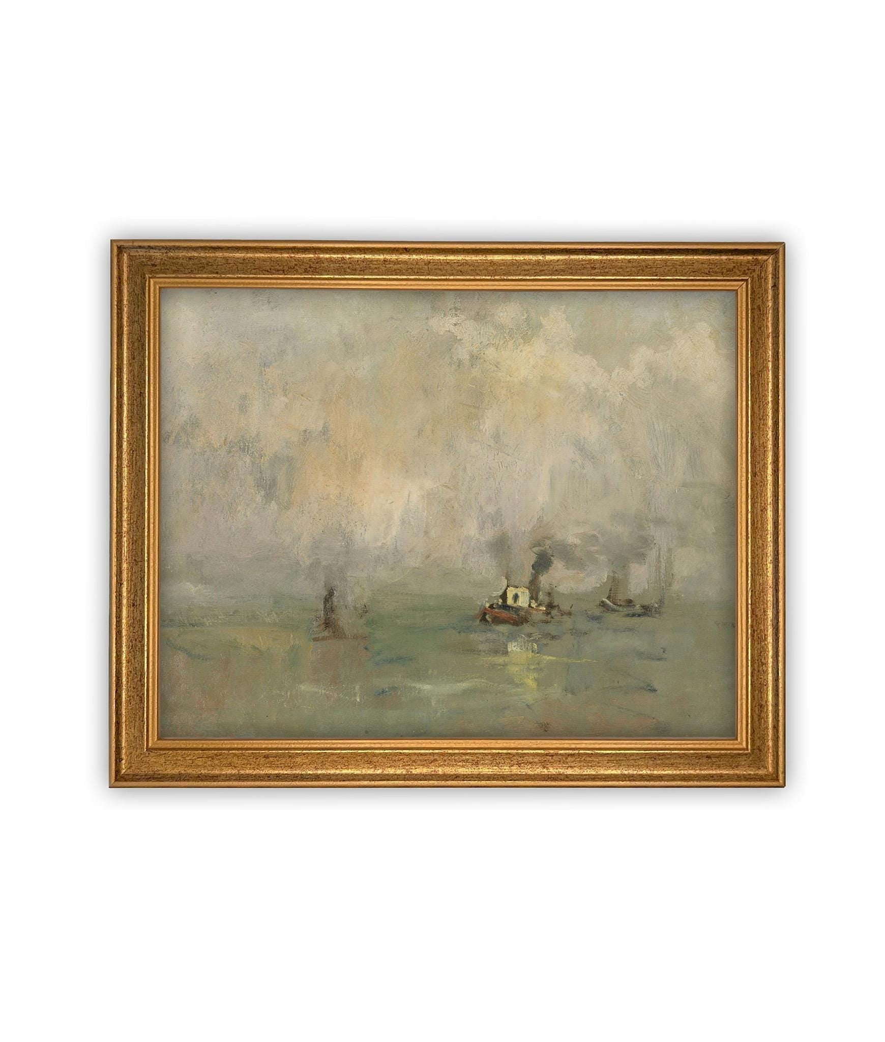 Vintage Framed Canvas Art #COAS-149
