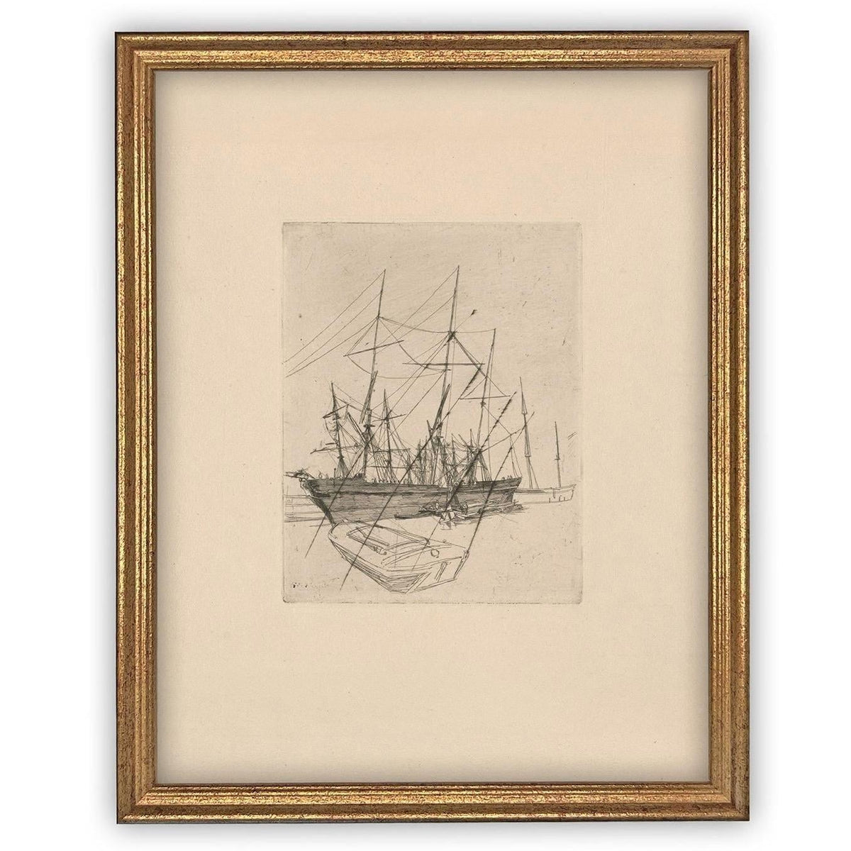 Vintage Framed Canvas Art #COAS-150