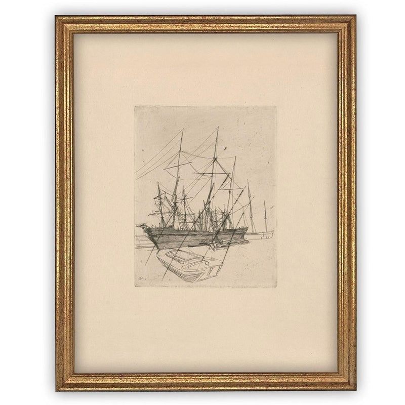 Vintage Framed Canvas Art #COAS-150