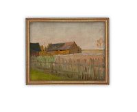 Vintage Framed Canvas Art #ARC-125