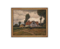Vintage Framed Canvas Art #ARC-123