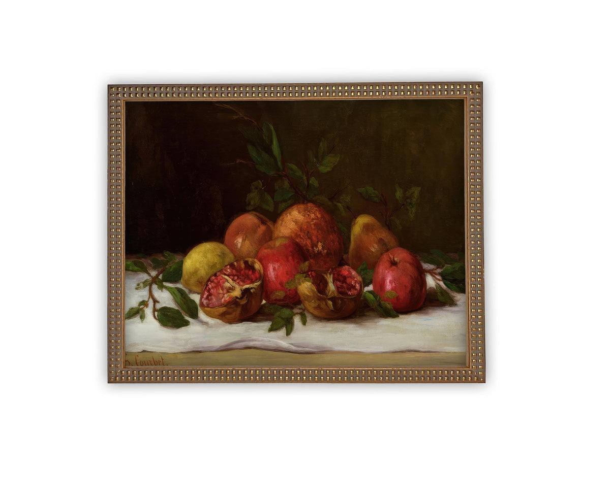 Vintage Framed Canvas Art #ST-636
