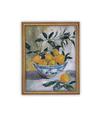 Vintage Framed Canvas Art #ST-637