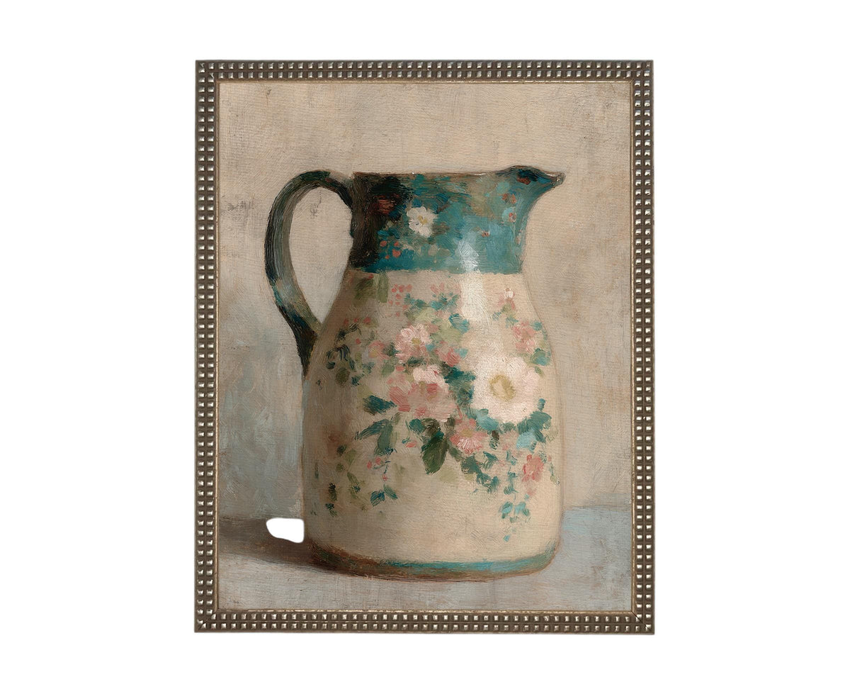 Vintage Framed Canvas Print #ST-641