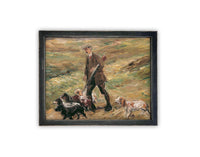 Vintage Framed Canvas Art #P-546
