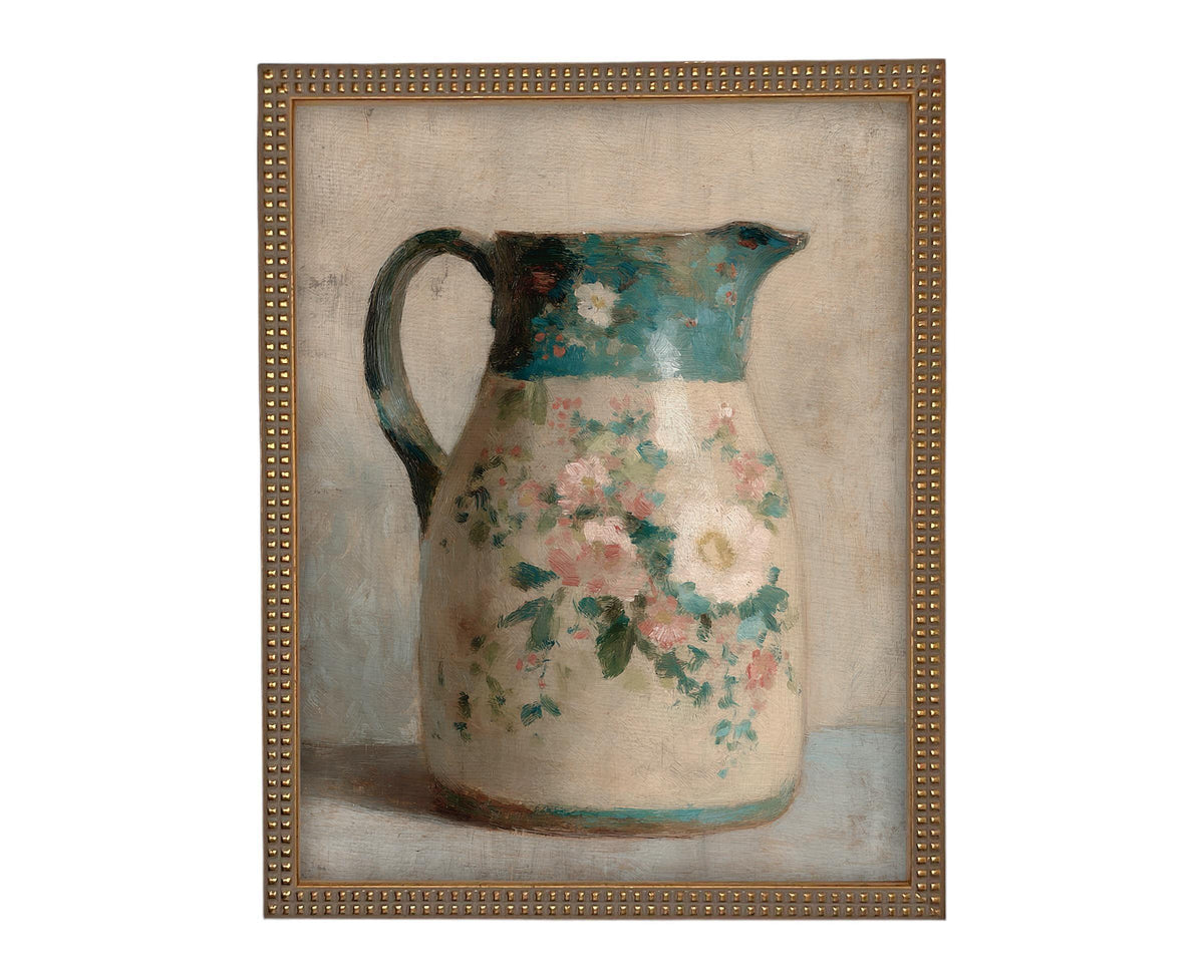 Vintage Framed Canvas Print #ST-641