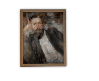 Vintage Framed Canvas Art #P-542