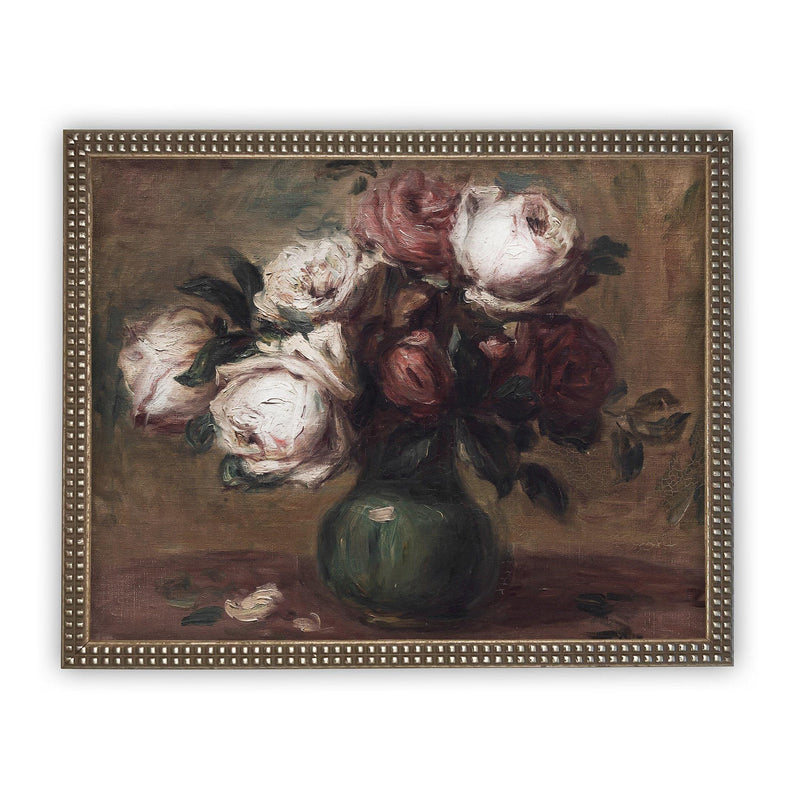 Vintage Framed Canvas Art Farmhouse print #BOT-102