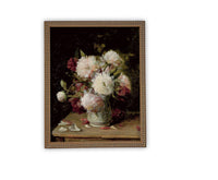 Vintage Framed Canvas Art #BOT-127