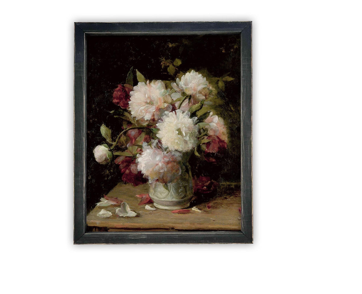 Vintage Framed Canvas Art #BOT-127