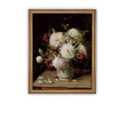 Vintage Framed Canvas Art #BOT-127