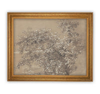 Vintage Framed Canvas Art #BOT-112