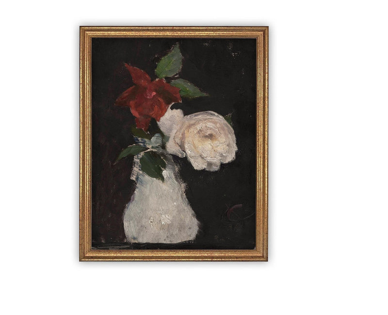 Vintage Framed Canvas Art #BOT-149