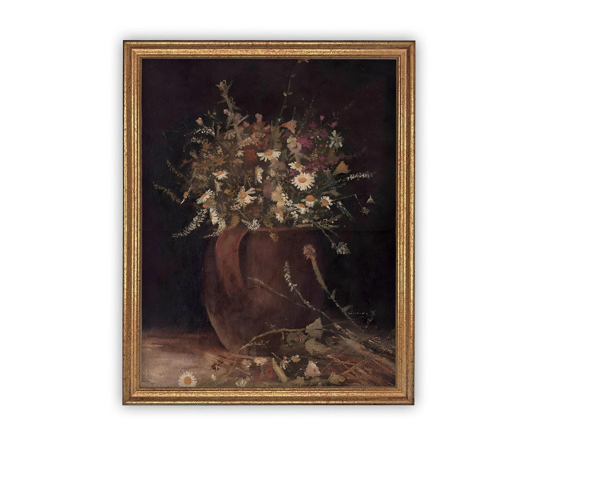 Vintage Framed Canvas Art #BOT-151