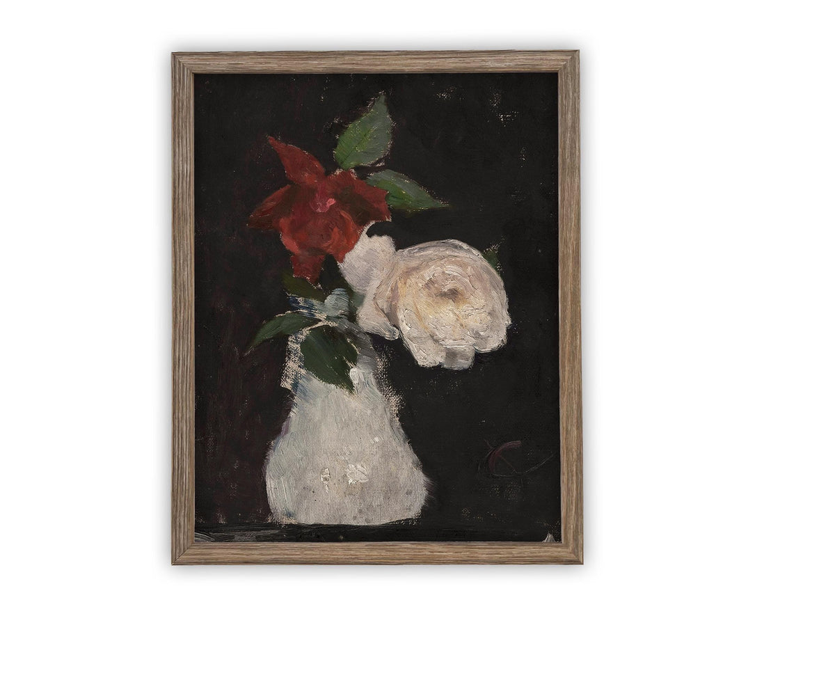 Vintage Framed Canvas Art #BOT-149