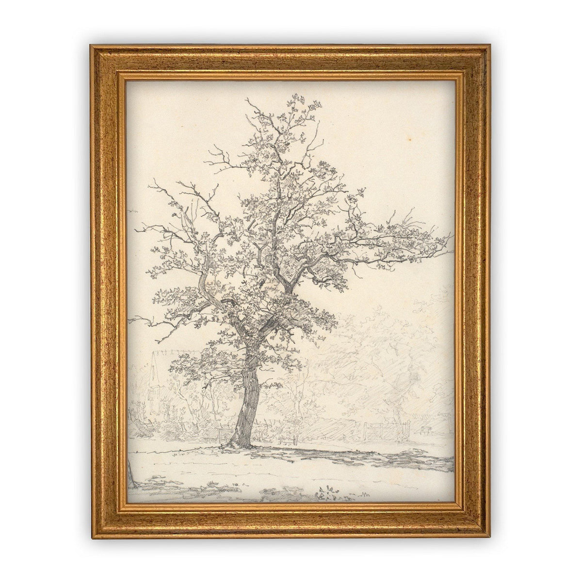 Framed Vintage Farmhouse Canvas Art #BOT-116