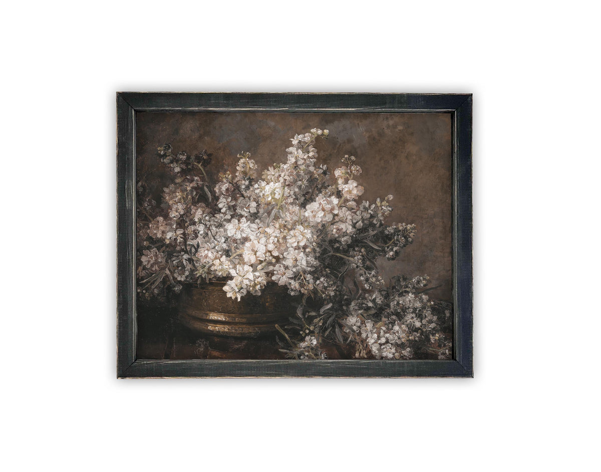 Vintage Framed Canvas Art #BOT-150