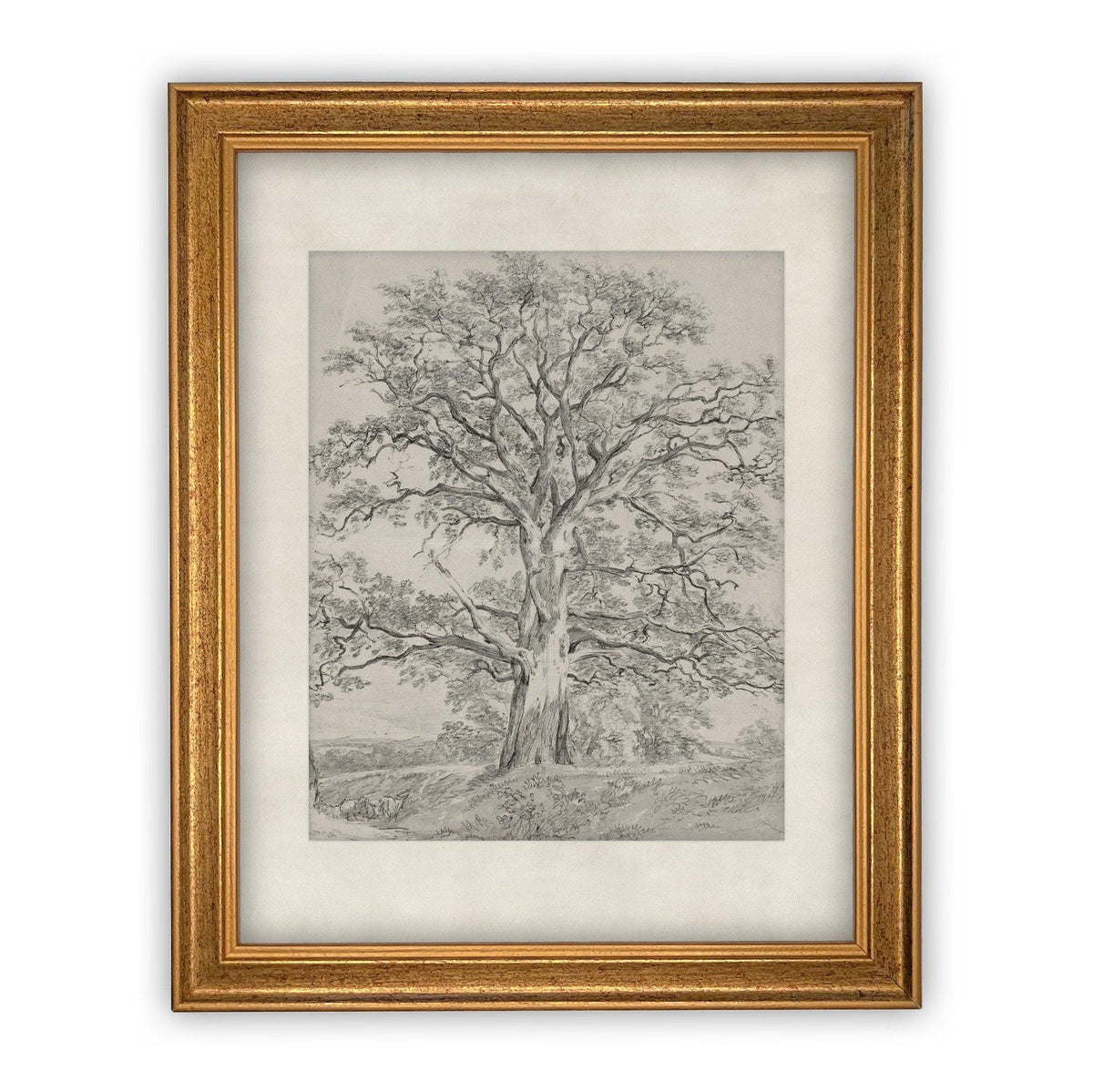 Vintage Framed Canvas Art #BOT-121