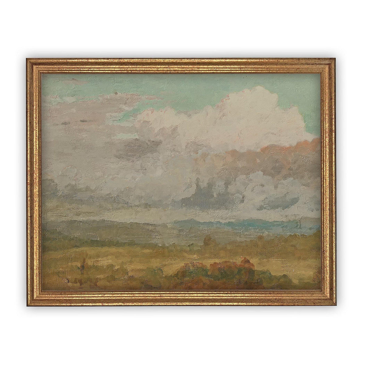 Vintage Framed Canvas Art LAN-106