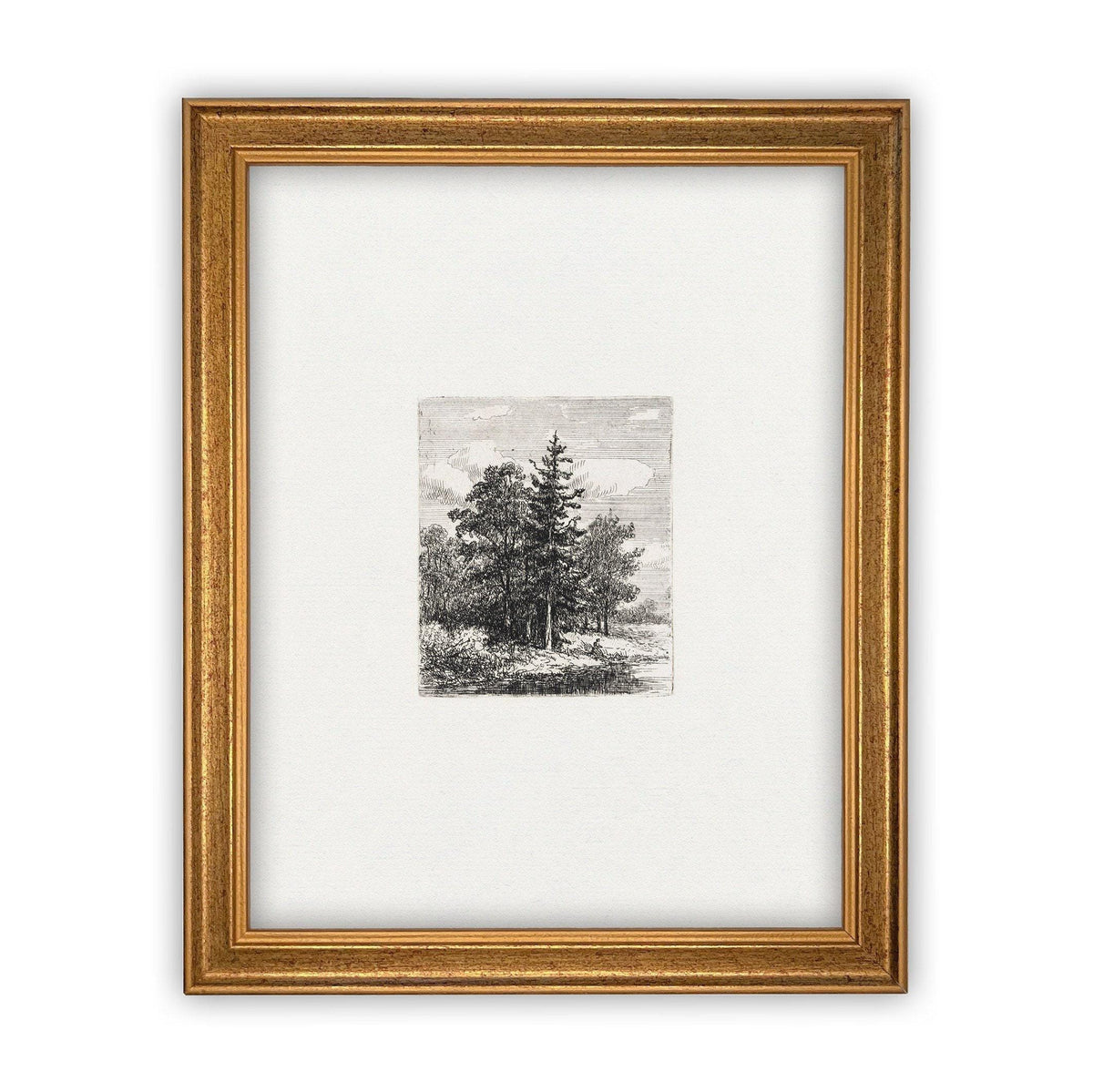 Framed Canvas Art #LAN-108