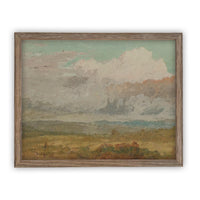 Vintage Framed Canvas Art LAN-106