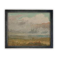 Vintage Framed Canvas Art LAN-106