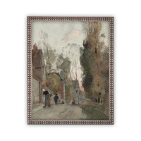 Framed European City Landscape Art #LAN-110