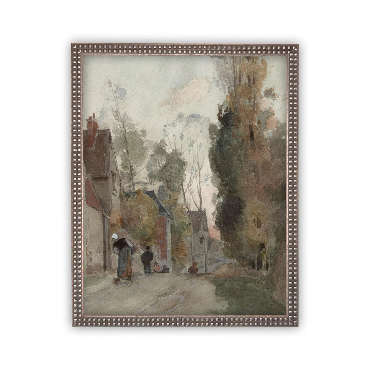 Framed European City Landscape Art #LAN-110