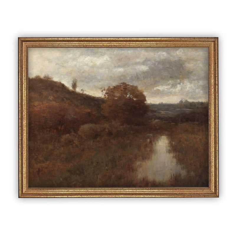 Framed Fall Autumn Art #LAN-137