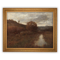 Framed Fall Autumn Art #LAN-137