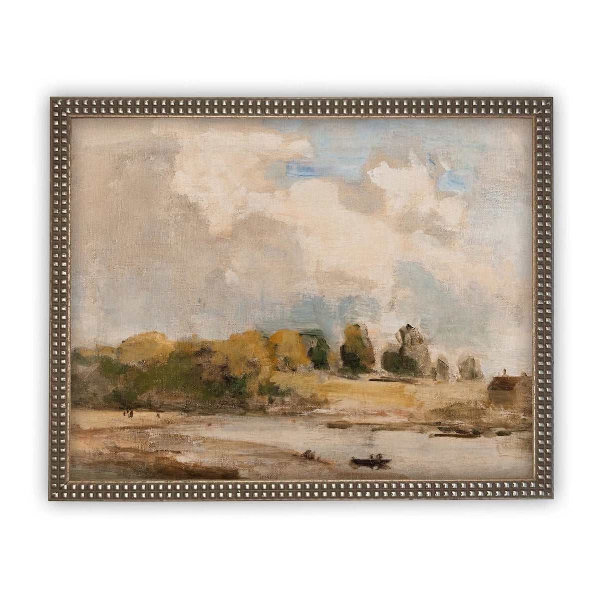 Vintage Framed Canvas Art #LAN-189