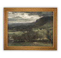Framed Vintage Landscape Art #LAN-127